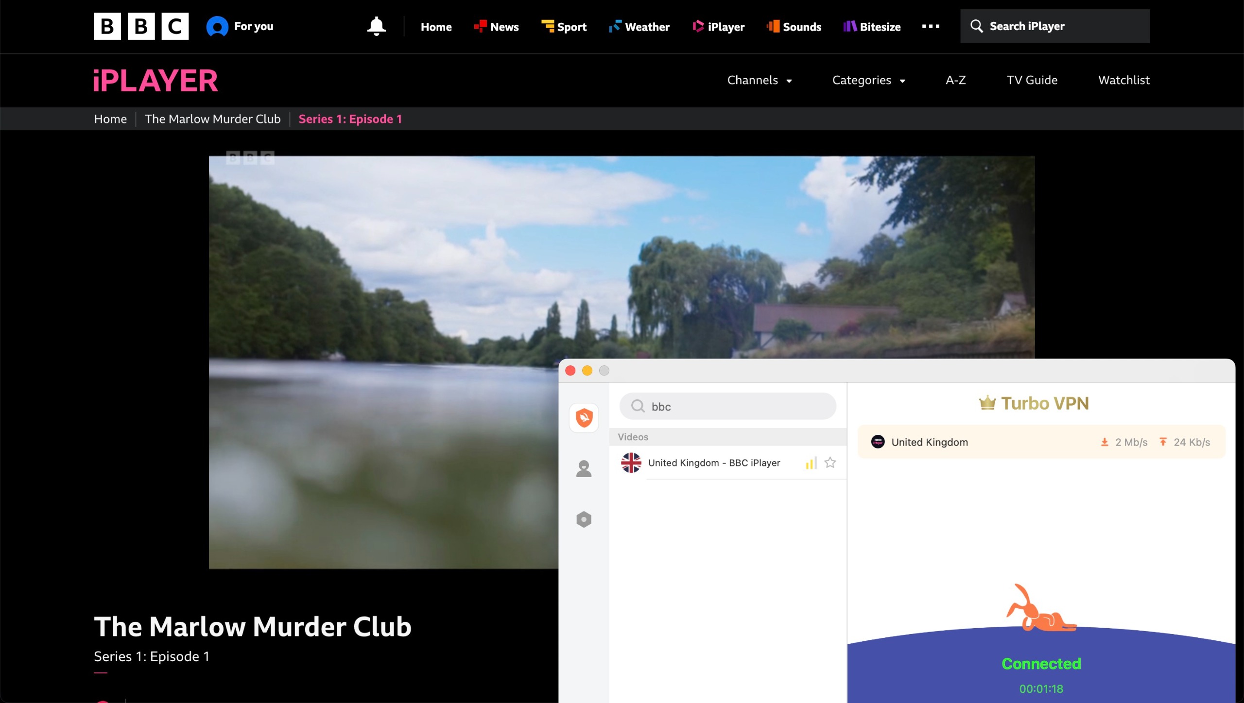 Turbo VPN BBC iPlayer