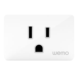 Wemo Smart Plug with Thread on a white background.