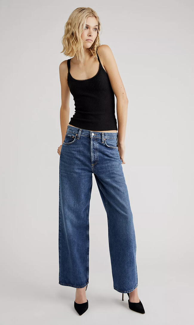 Agolde Low-Rise Baggy Jeans