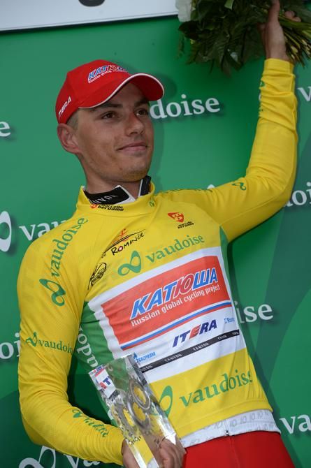 Simon Spilak (Katusha) took over the race lead