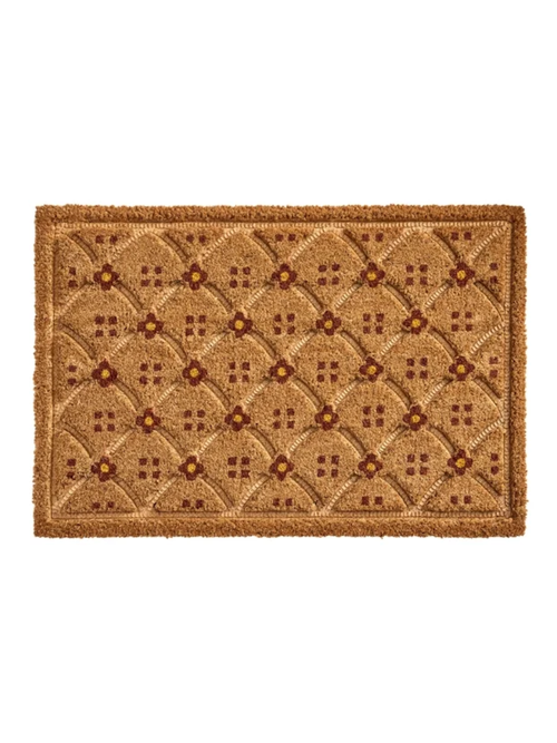 Floral Coir Doormat