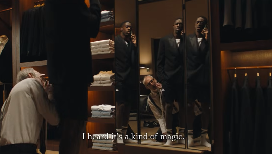 Ousmane Dembele in the new Adidas World Cup advert