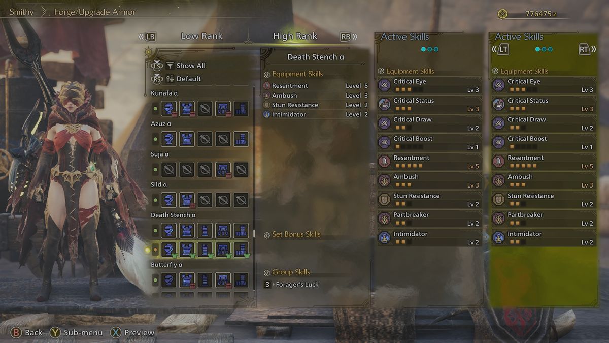 Monster Hunter Wilds secret armor - Death Stench set b