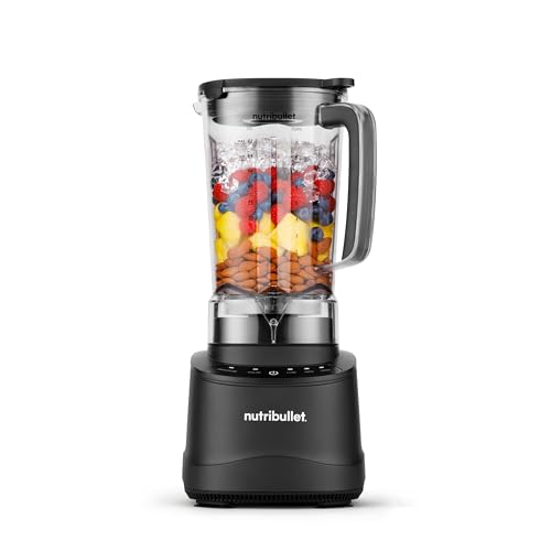Nutribullet Power Core&amp;trade; Blender, 1400w Peak Power, Smoothies, Crushed Ice &amp;amp; Frozen Fruit, Full-Size Countertop Blender, 72-Oz. Pitcher, Black, Nbf70100