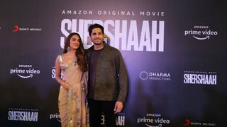 Sidharth Malhotra and Kiara Advani at a special screening of Shershaah