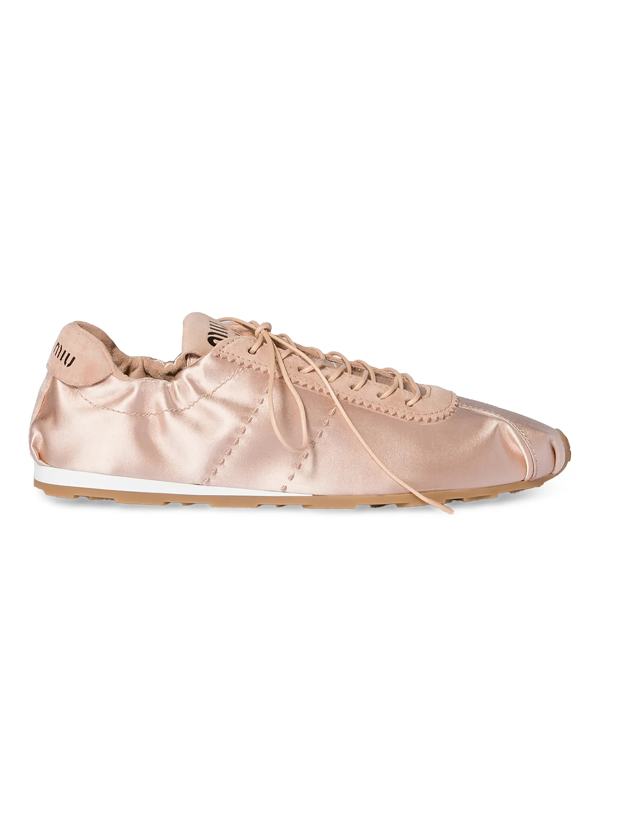 Plume Satin Sneakers