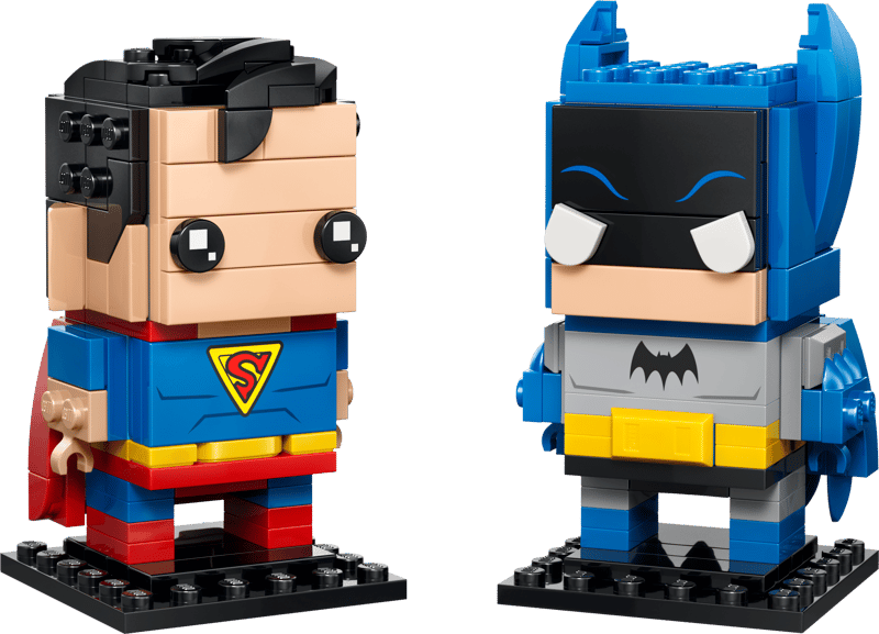 LEGO&amp;reg;, Golden Age Superman&amp;trade; and Batman&amp;trade; Figures