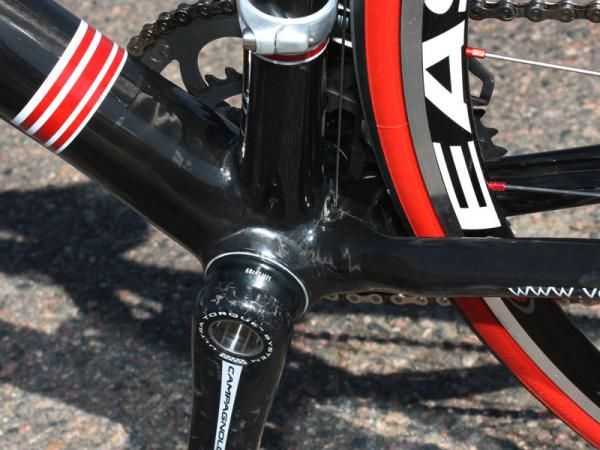 The Rivet's well reinforced BB30-compatible bottom bracket area pays dividends when it comes time to lay the power down