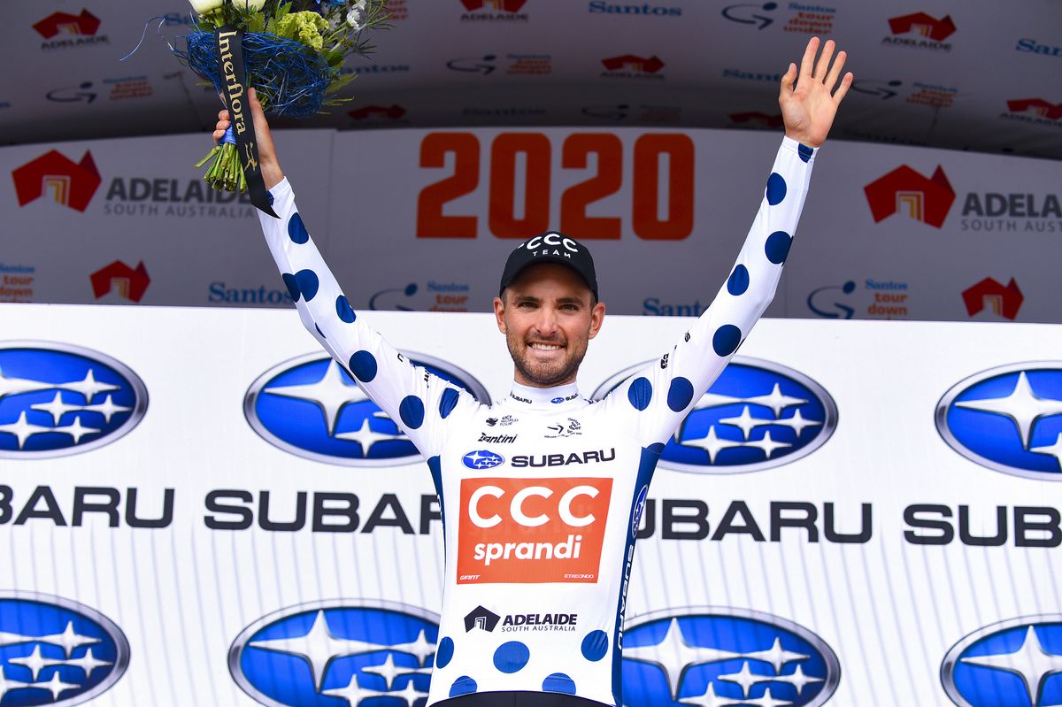Joey Rosskopf in the mountains jersey
