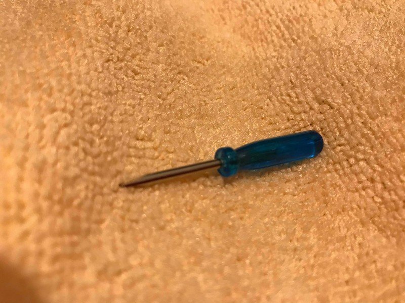 Small Phillips head screwdriver