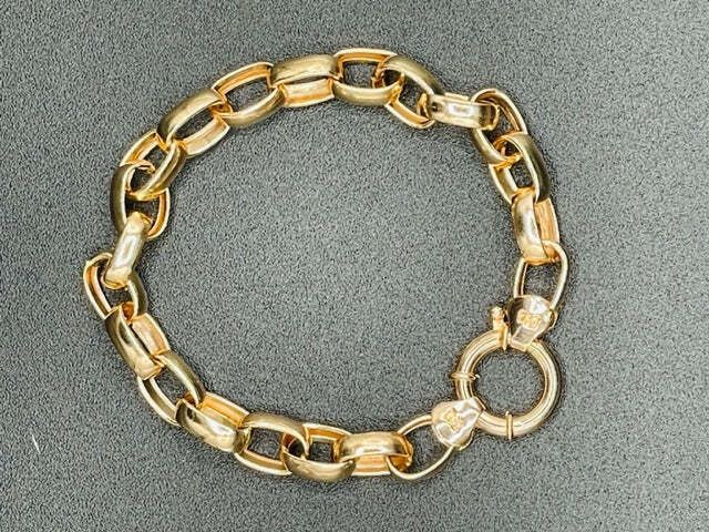 Chunky Chain Bracelet 18k Rose Gold.