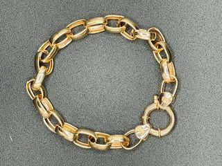 Chunky Chain Bracelet 18k Rose Gold.