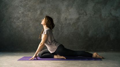 Woman doing yoga