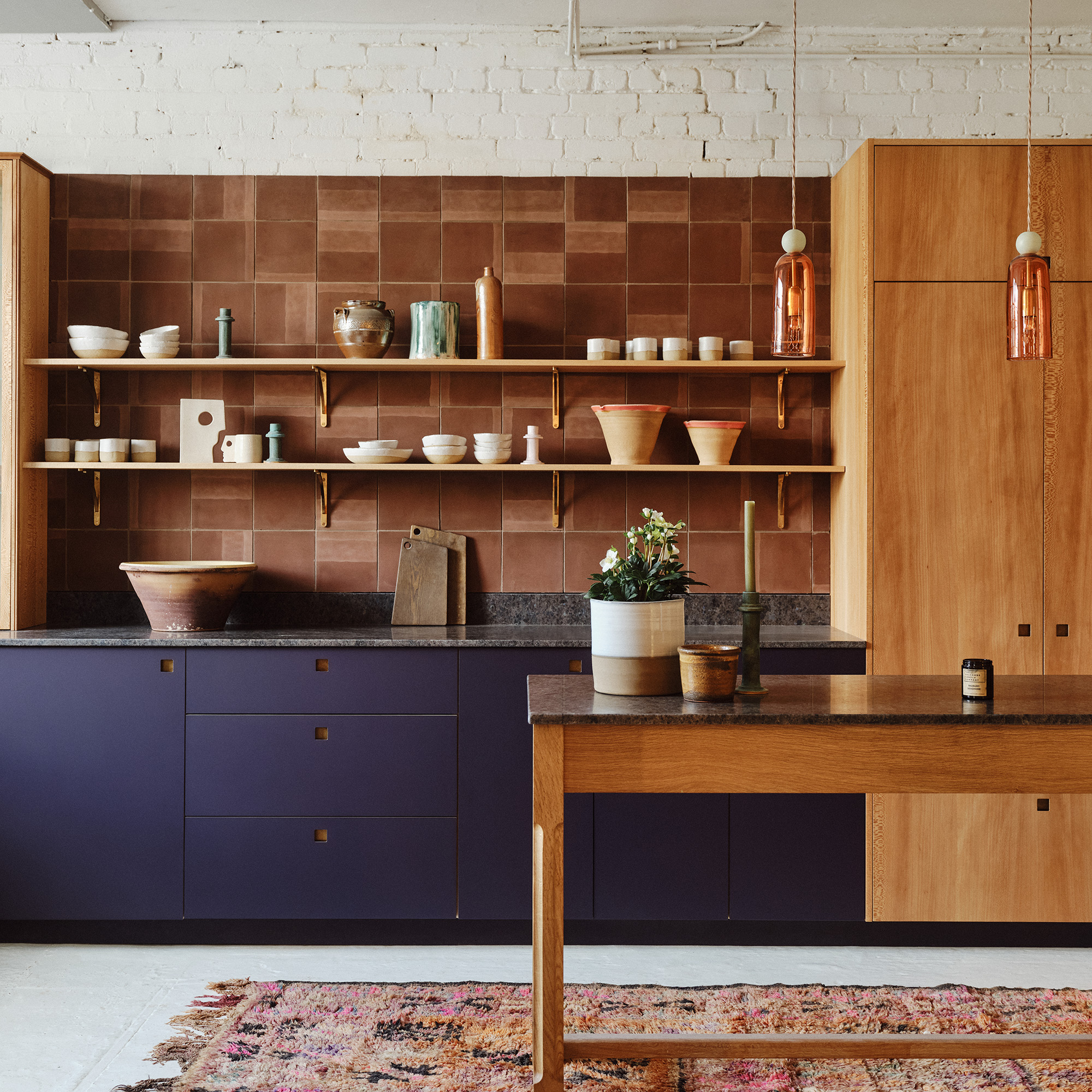 Bert &amp;amp; May cola tiles in kitchens