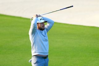 Tyrrell Hatton looking angry