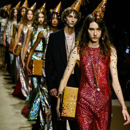 Coach's new Turnlock Tote Bag on the Spring 2027 runway at New York Fashion Week
