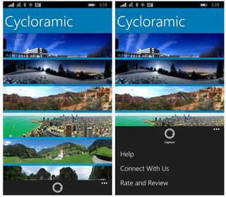 Cycloramic Menu