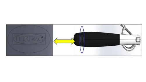 IKEA 365+ VÄRDEFULL garlic press diagram
