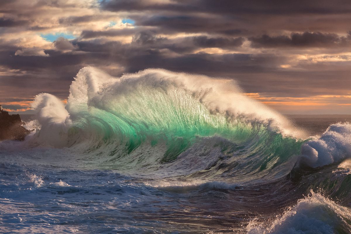 &#039;Rough sea 12&#039; by Giovanni Allievi