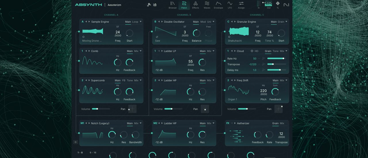 “You’ll smile broadly at the ease with which you can land on astonishing results”: Native Instruments Absynth 6 review