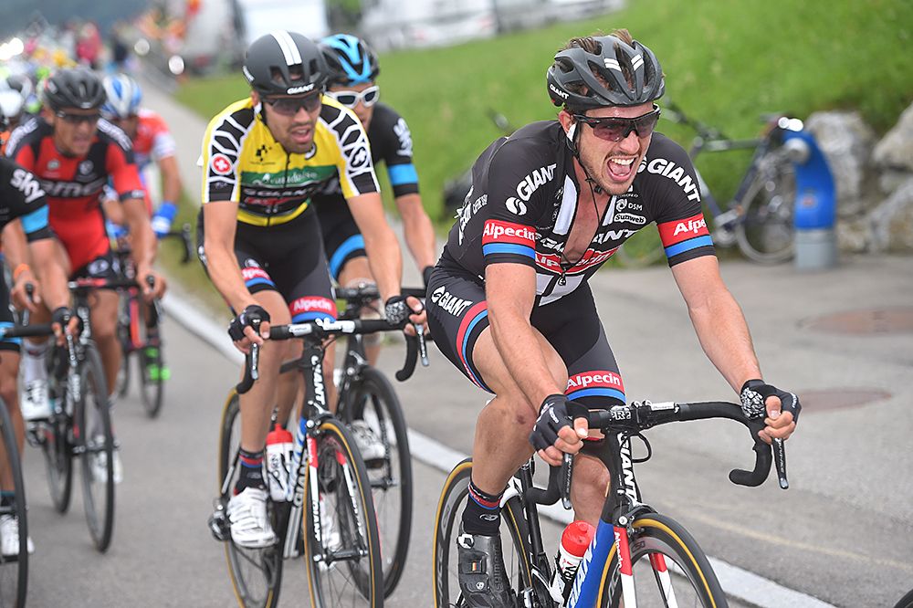 Tom Dumoulin (Giant-Alpecin) during stage 4 at the Tour de Suisse
