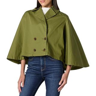 Hayes Drop Cut Trench für Damen, Sea Kelp, M