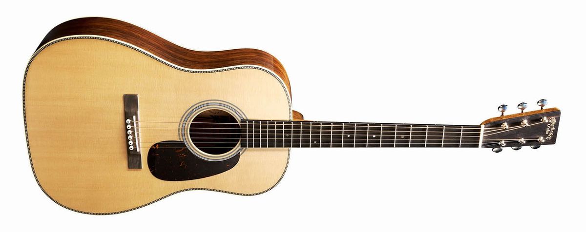 The O'ahu HG-28 debuts a new slope-shouldered dreadnought acoustic body shape for Martin