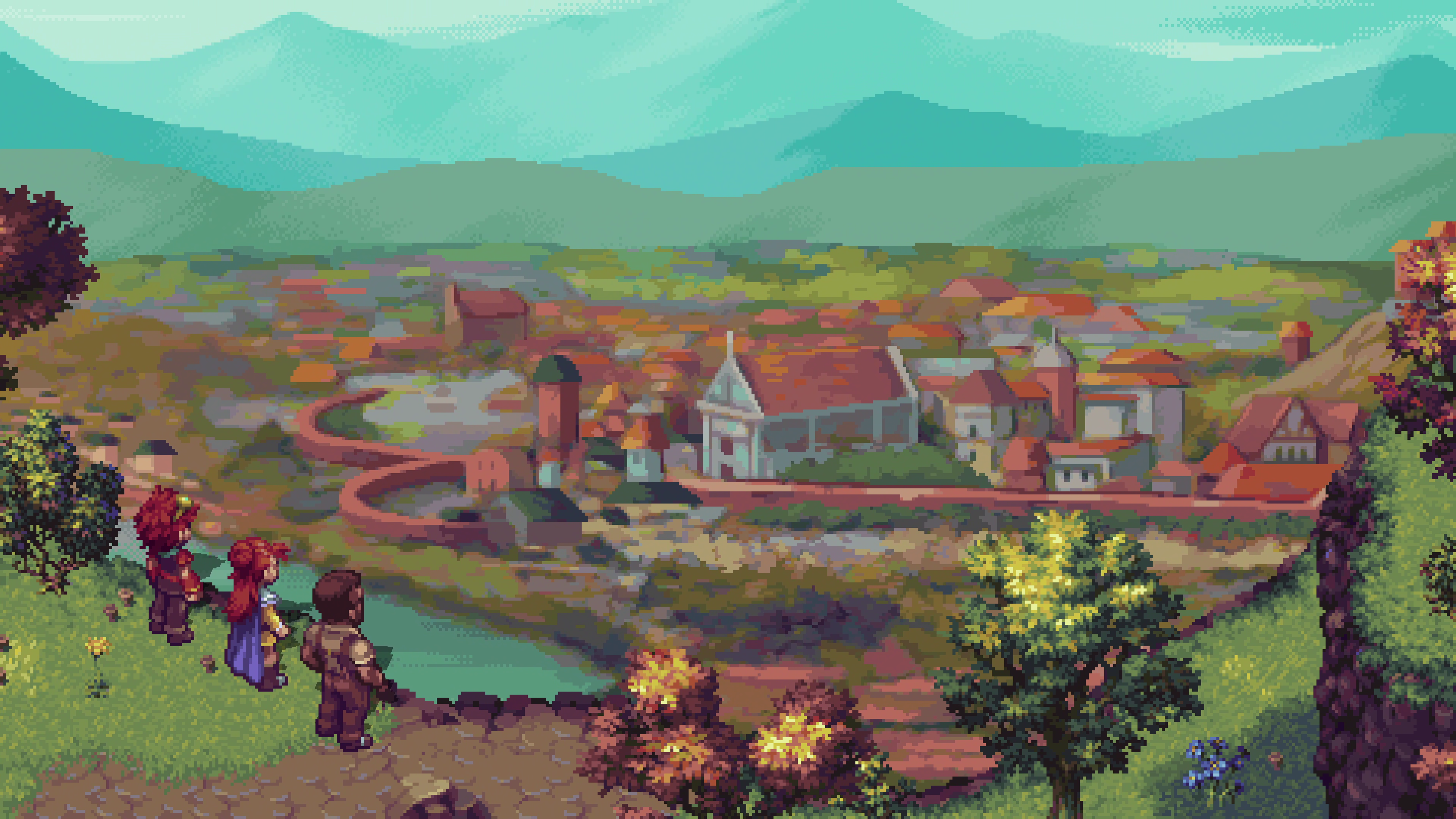 Forge of the Fae; screens from a pixel art indie game