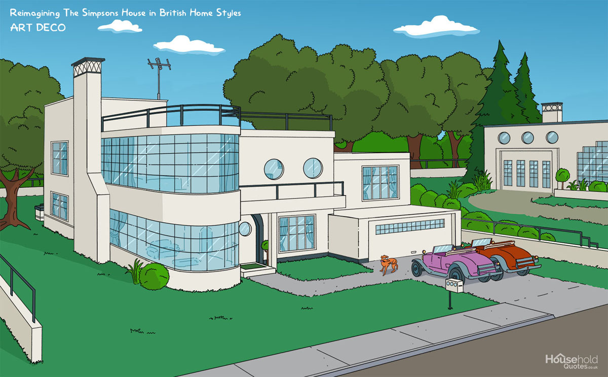 A makeover of the Simpsons house