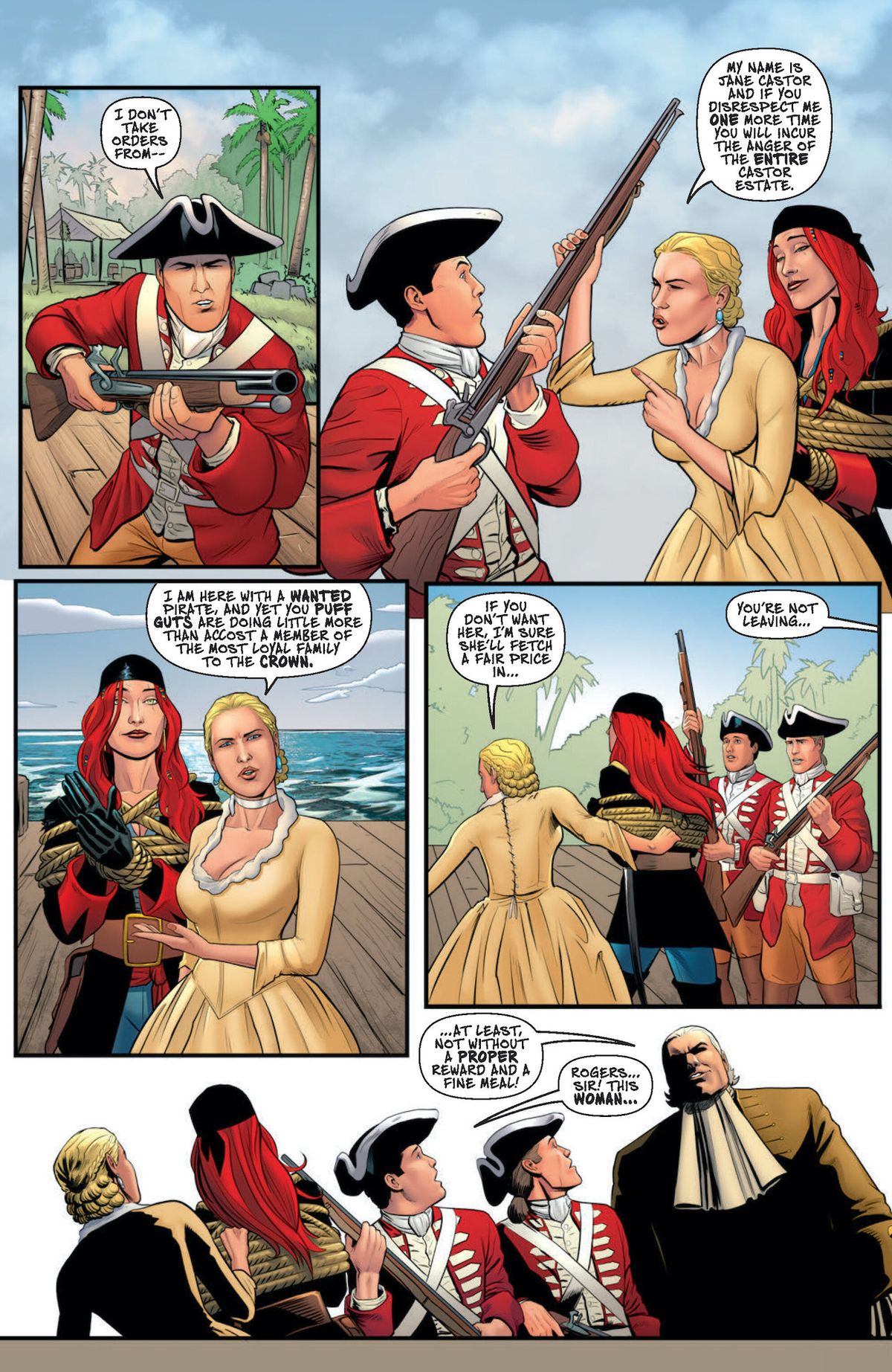 Page from A Man Among Ye #4