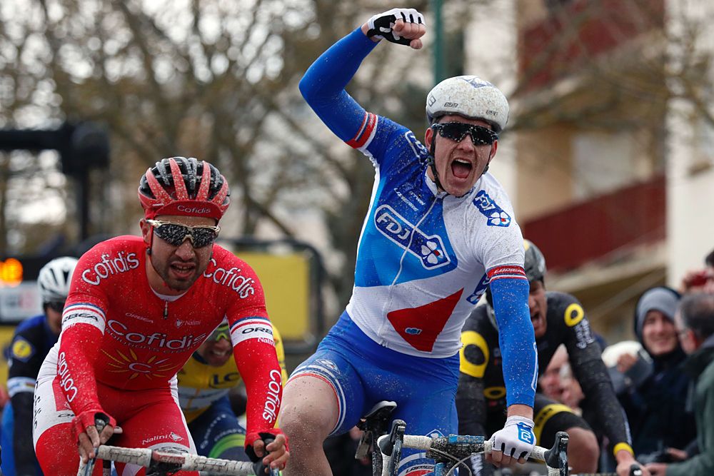 Arnaud D&eacute;mare (FDJ) winner of stage 1 Paris-Nice