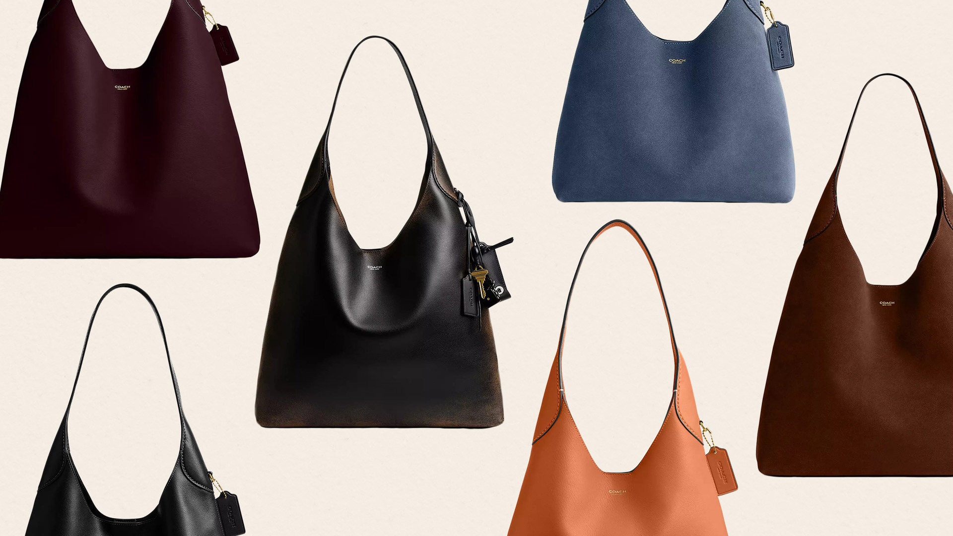 Collage of Coach Brooklyn Bag