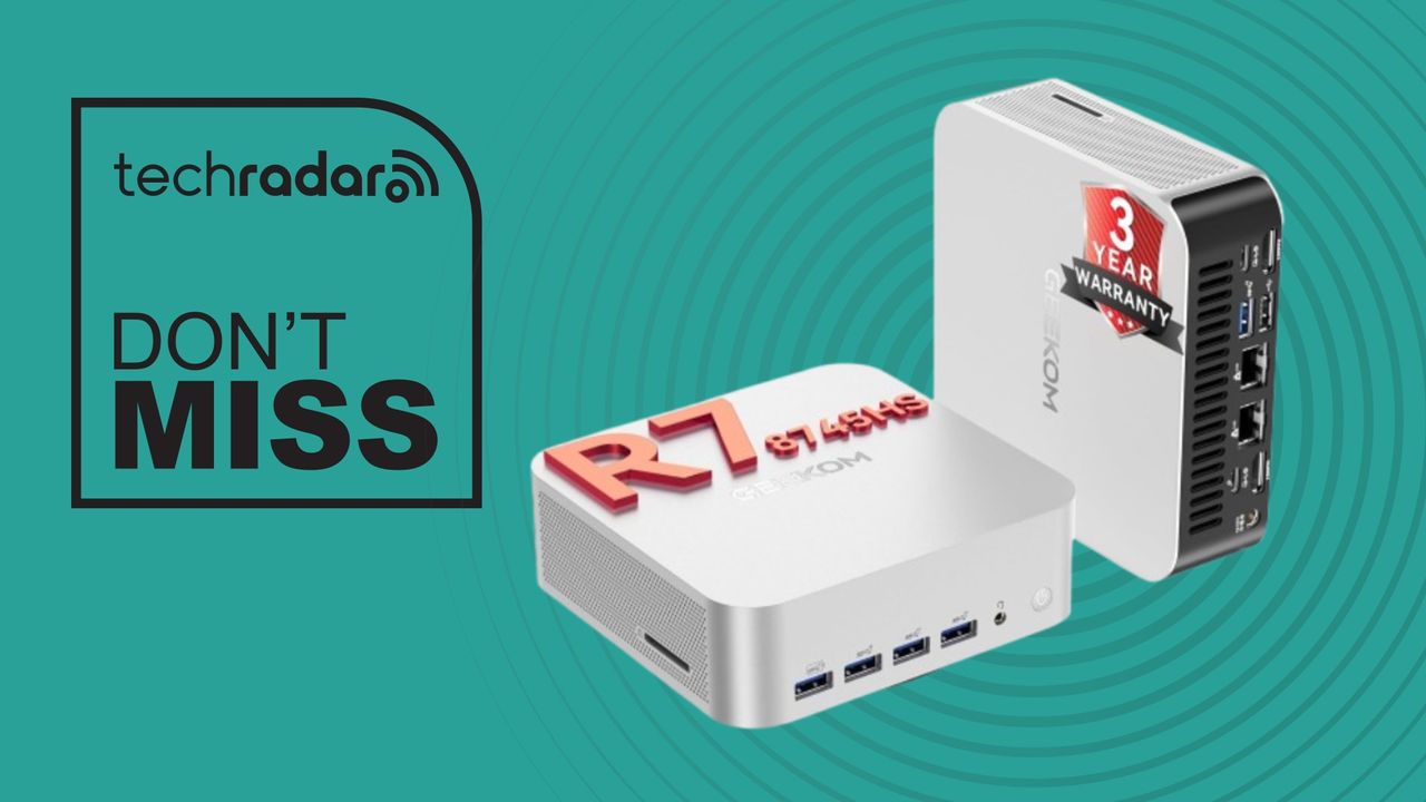 Amazon Spring Sale: Our top-performing Geekom A8 Max mini PC just got a massive price cut - and it'll smash through office and content creation projects