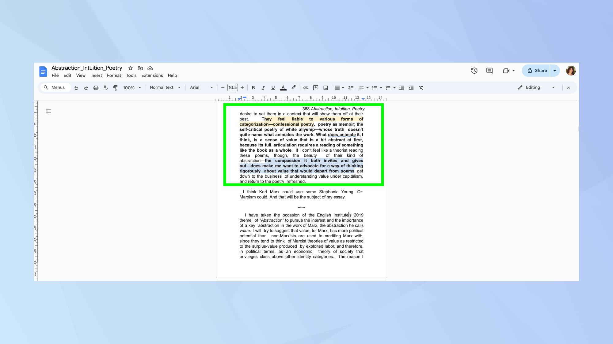 PDF open in Google Docs 