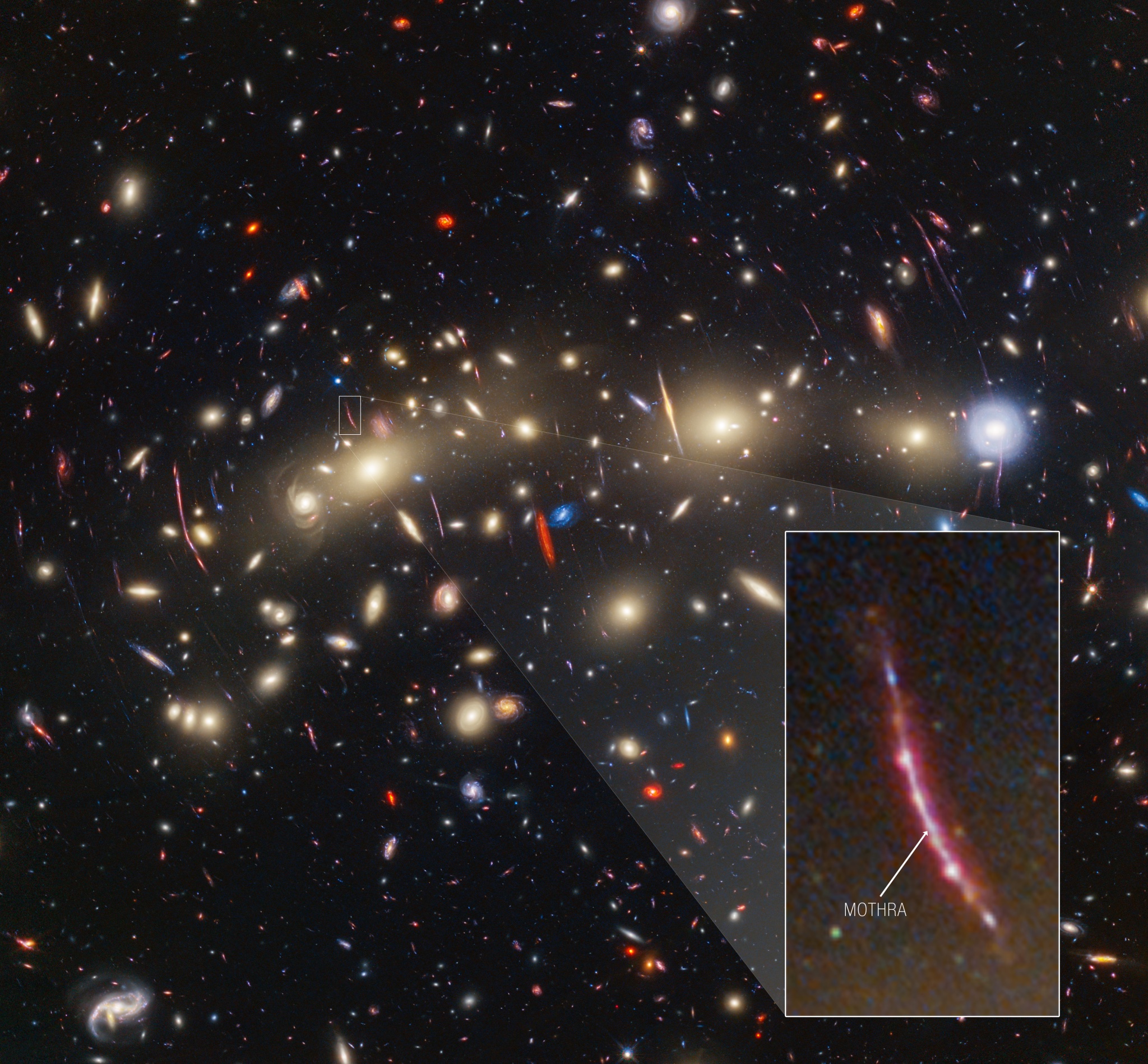 Le télescope James Webb révèle l’étoile gargantuesque « Mothra » dans l’image la plus colorée de l’univers jamais prise