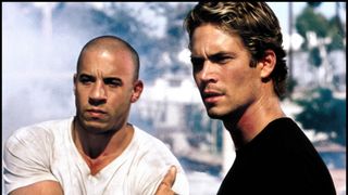Vin Diesel and Paul Walker in The Fast and the Furious (2001)