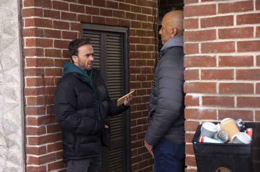 David Platt and Andy in Coronation Street