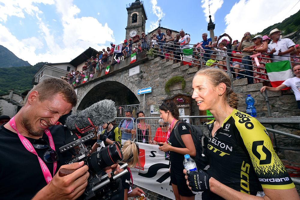 Lucy Kennedy was second on stage 3 at the Giro Rosa
