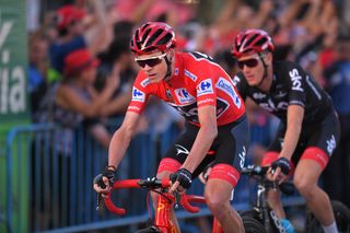 Sky's Chris Froome on the final stage of the 2017 Vuelta a Espana