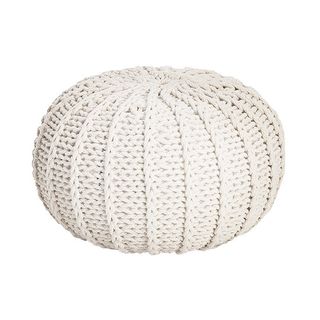 urchin knitted pouffe