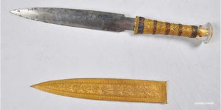 King Tut's dagger, meteorite
