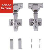 Cooke &amp; Lewis 110° Soft-close Cabinet hinge, Pack of 2 | Was £5.60, now £1.50 from B&amp;Q