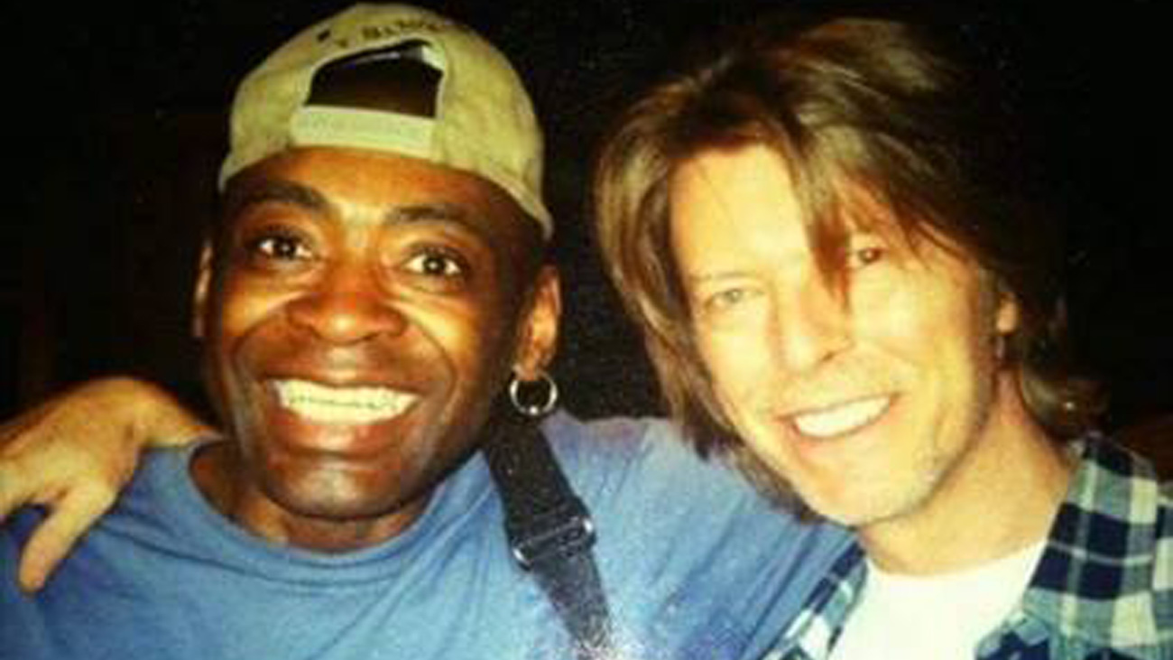 Dennis Davis with David Bowie