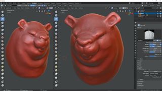 Sculpt in Blender: bear character