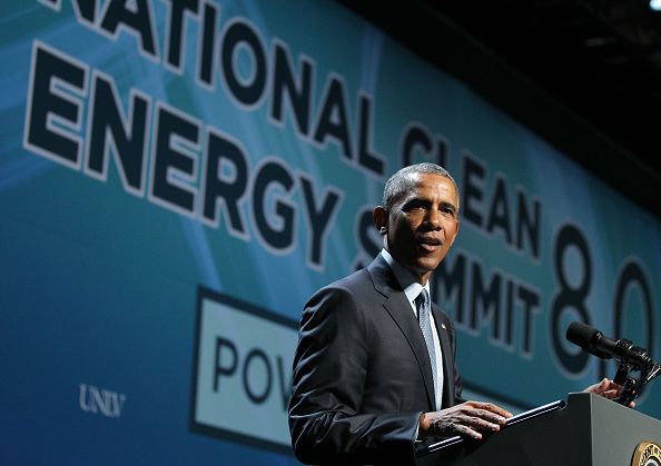 President Obama in Las Vegas, Nevada.