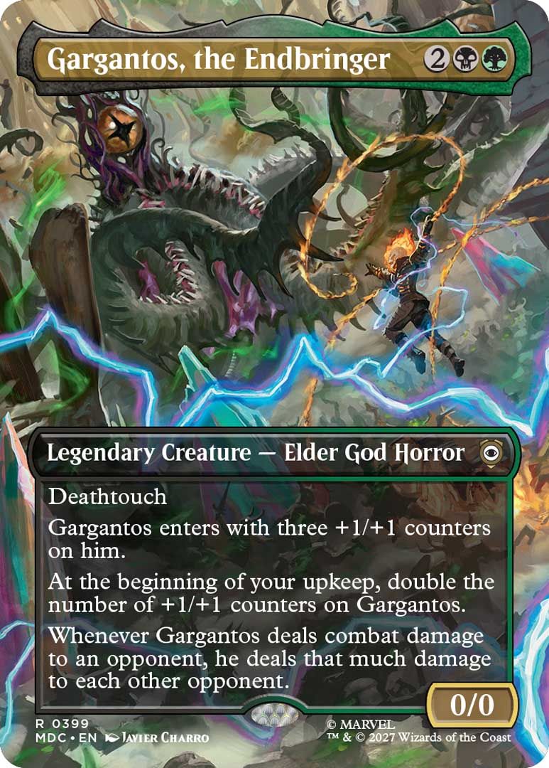 MTG Darkhold Destiny cards on a plain background