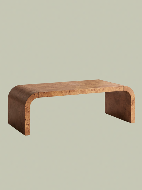 Wallace Coffee Table, Mappa Burl