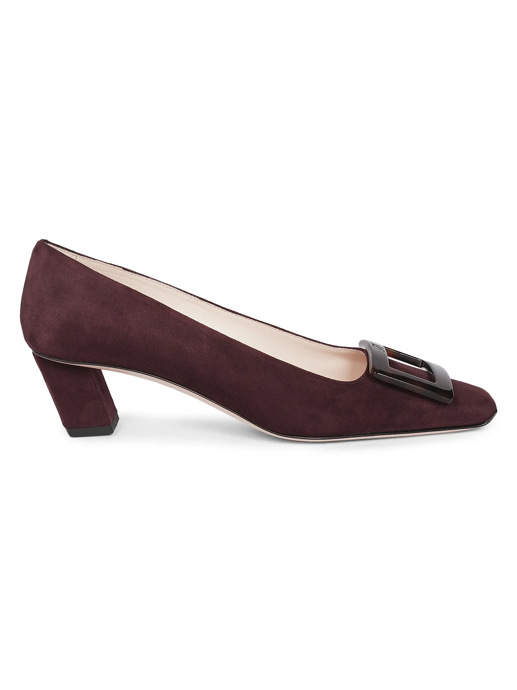 Belle Vivier 45mm Suede Pumps