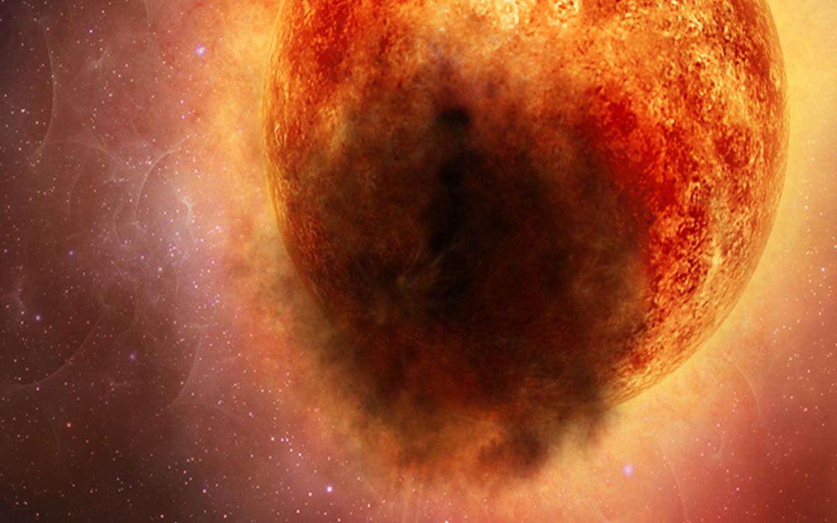 The bizarre dimming of bright star Betelgeuse caused by giant stellar