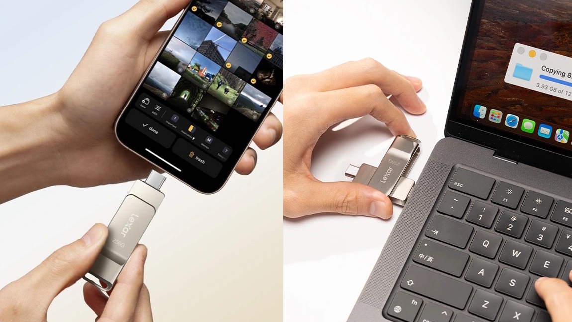 Lexar D40E 128GB Dual USB 3.2 Gen 1 Type-C Jump Drive